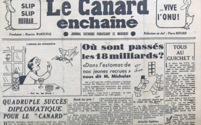 N° 1350 du Canard Enchaîné –  7 Août 1946