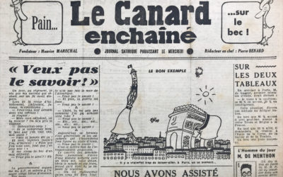 N° 1351 du Canard Enchaîné –  14 Août 1946