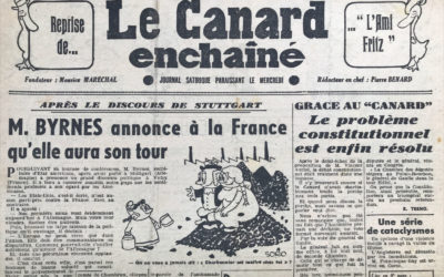 N° 1355 du Canard Enchaîné –  11 Septembre 1946