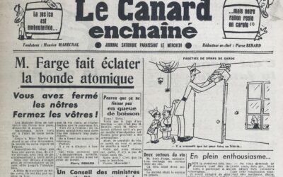N° 1359 du Canard Enchaîné –  9 Octobre 1946