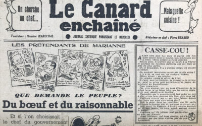 N° 1367 du Canard Enchaîné –  4 Décembre 1946