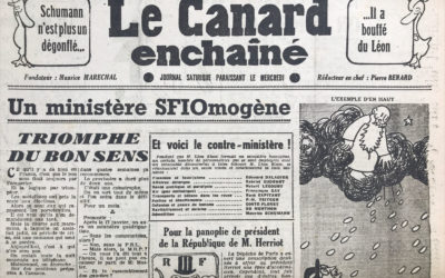 N° 1369 du Canard Enchaîné –  18 Décembre 1946
