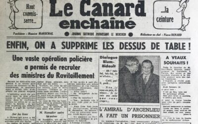 N° 1375 du Canard Enchaîné –  29 Janvier 1947