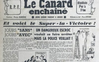N° 1381 du Canard Enchaîné –  9 Avril 1947