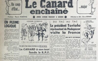 N° 1382 du Canard Enchaîné –  16 Avril 1947