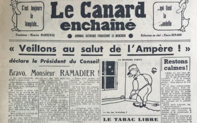 N° 1388 du Canard Enchaîné –  28 Mai 1947