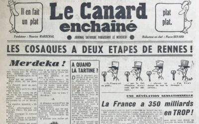 N° 1397 du Canard Enchaîné –  30 Juillet 1947