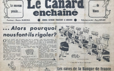 N° 1403 du Canard Enchaîné –  10 Septembre 1947