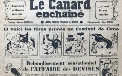 N° 1404 du Canard Enchaîné –  17 Septembre 1947
