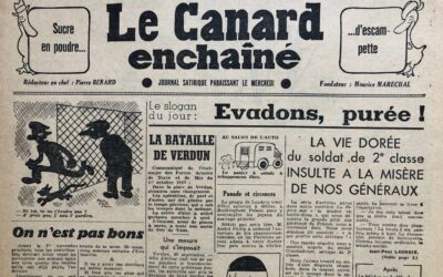 N° 1406 du Canard Enchaîné –  1 Octobre 1947