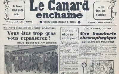 N° 1407 du Canard Enchaîné –  8 Octobre 1947