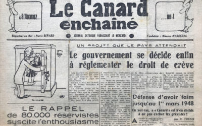 N° 1415 du Canard Enchaîné –  3 Décembre 1947