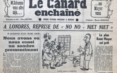 N° 1417 du Canard Enchaîné –  17 Décembre 1947