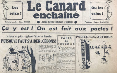 N° 1430 du Canard Enchaîné –  17 Mars 1948