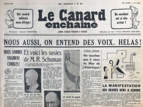 N° 1437 du Canard Enchaîné -  5 Mai 1948