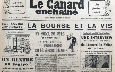 N° 1449 du Canard Enchaîné –  28 Juillet 1948