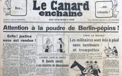 N° 1458 du Canard Enchaîné –  29 Septembre 1948