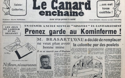 N° 1466 du Canard Enchaîné –  24 Novembre 1948