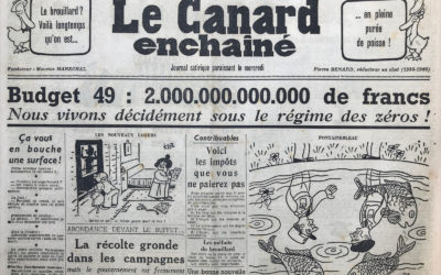 N° 1467 du Canard Enchaîné –  1 Décembre 1948