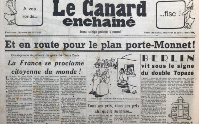 N° 1468 du Canard Enchaîné –  8 Décembre 1948