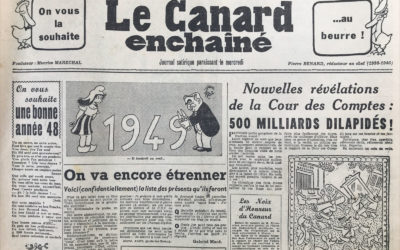 N° 1471 du Canard Enchaîné –  29 Décembre 1948
