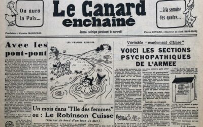N° 1490 du Canard Enchaîné –  11 Mai 1949