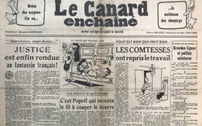 N° 1503 du Canard Enchaîné –  10 Août 1949