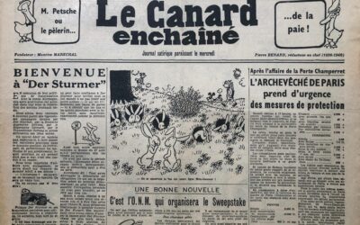 N° 1506 du Canard Enchaîné –  31 Août 1949