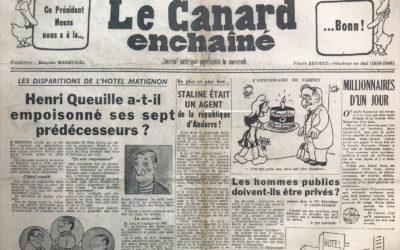N° 1508 du Canard Enchaîné –  14 Septembre 1949
