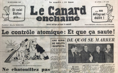 N° 1510 du Canard Enchaîné –  28 Septembre 1949