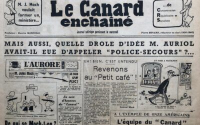 N° 1512 du Canard Enchaîné –  12 Octobre 1949