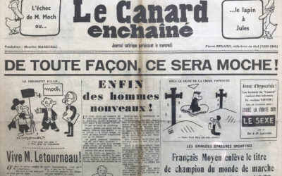 N° 1513 du Canard Enchaîné –  19 Octobre 1949