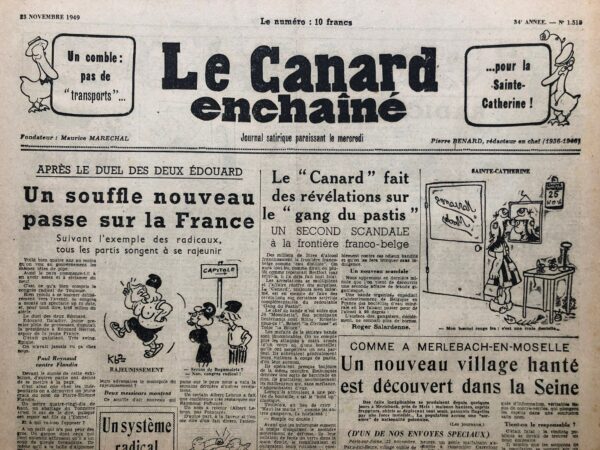 N° 1518 du Canard Enchaîné -  23 Novembre 1949
