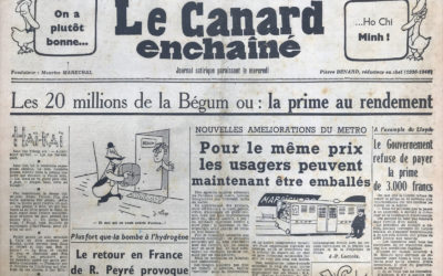 N° 1528 du Canard Enchaîné –  1 Février 1950