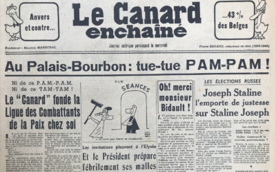 N° 1534 du Canard Enchaîné –  15 Mars 1950