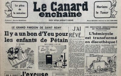 N° 1539 du Canard Enchaîné –  19 Avril 1950