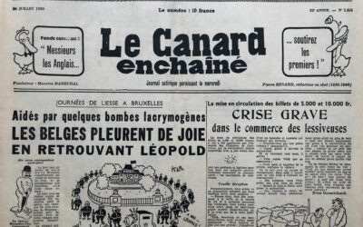 N° 1553 du Canard Enchaîné –  26 Juillet 1950