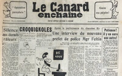 N° 1557 du Canard Enchaîné –  23 Août 1950