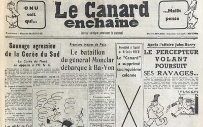 N° 1563 du Canard Enchaîné –  4 Octobre 1950
