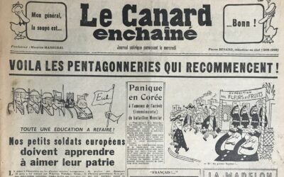 N° 1567 du Canard Enchaîné –  1 Novembre 1950