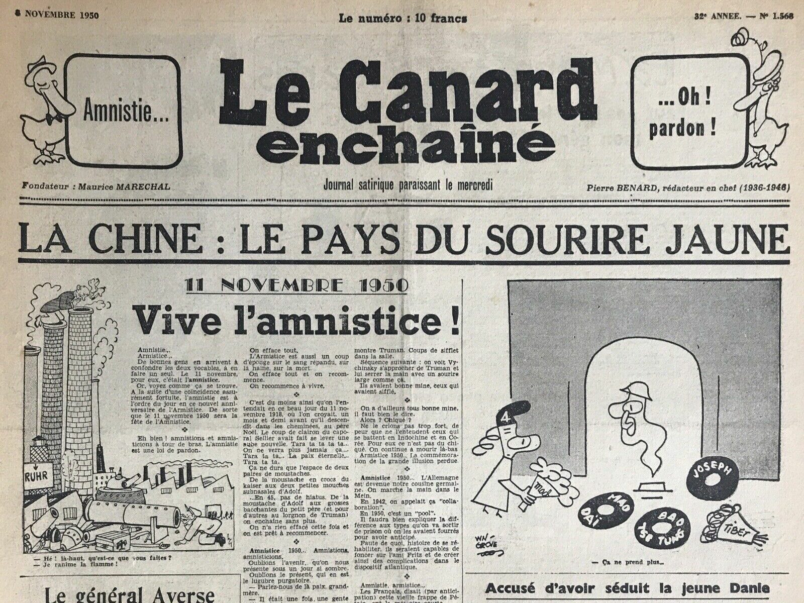 Couac ! | Acheter un Canard | Vente d'Anciens Journaux du Canard Enchaîné. Des Journaux Satiriques de Collection, Historiques & Authentiques de 1916 à 2004 ! | 1568 e1726238768739