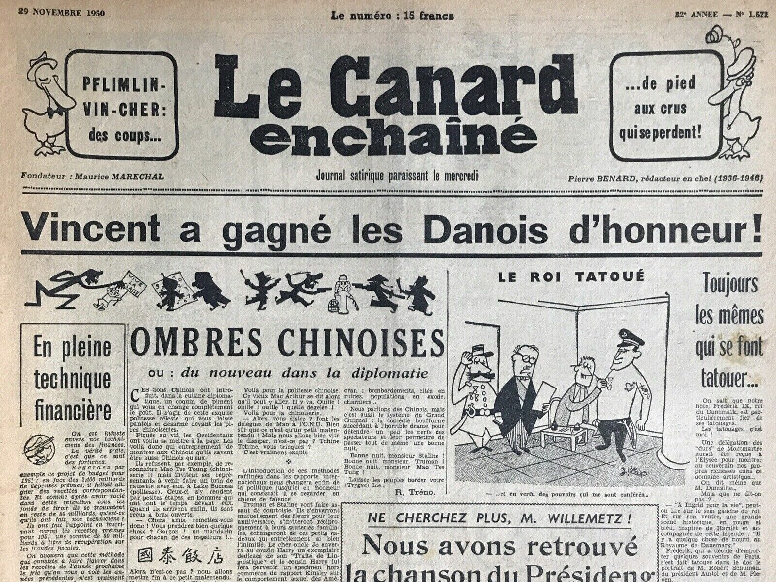 Couac ! | Acheter un Canard | Vente d'Anciens Journaux du Canard Enchaîné. Des Journaux Satiriques de Collection, Historiques & Authentiques de 1916 à 2004 ! | 1571 e1726303800272