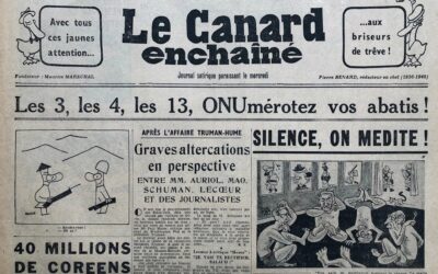 N° 1573 du Canard Enchaîné –  13 Décembre 1950