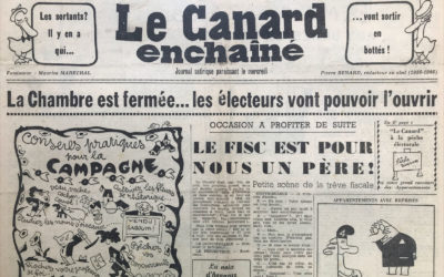 N° 1596 du Canard Enchaîné –  23 Mai 1951