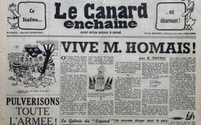 N° 1607 du Canard Enchaîné –  8 Août 1951