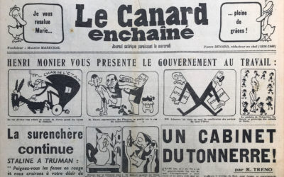 N° 1608 du Canard Enchaîné –  15 Août 1951