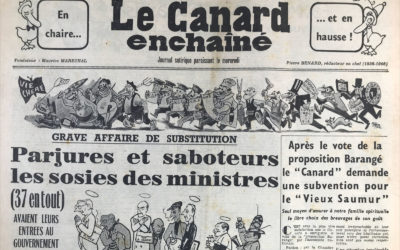 N° 1612 du Canard Enchaîné –  12 Septembre 1951