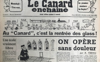 N° 1615 du Canard Enchaîné –  3 Octobre 1951