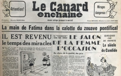 N° 1617 du Canard Enchaîné –  17 Octobre 1951