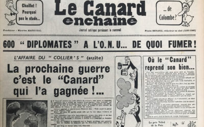 N° 1620 du Canard Enchaîné –  7 Novembre 1951